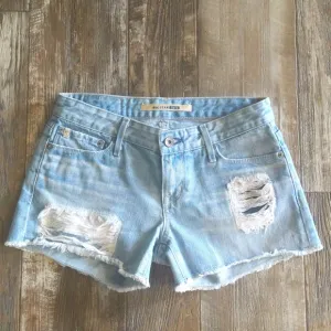 BIG STAR denim cut-off style frayed distressed denim jean shorts sz24 The Buckle