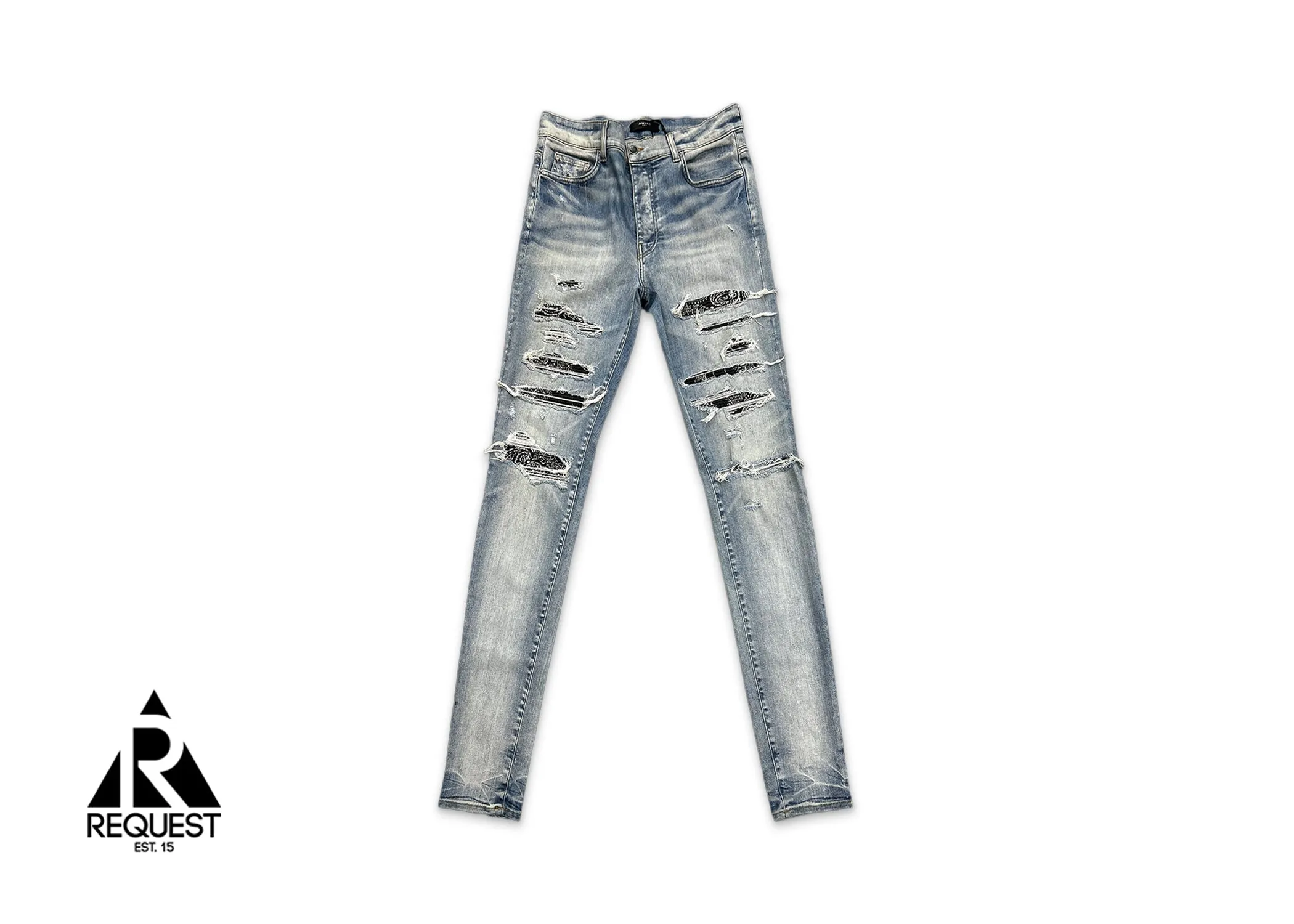 Black Bandana Thrasher Jeans "Clay Indigo"