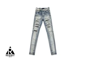 Black Bandana Thrasher Jeans "Clay Indigo"