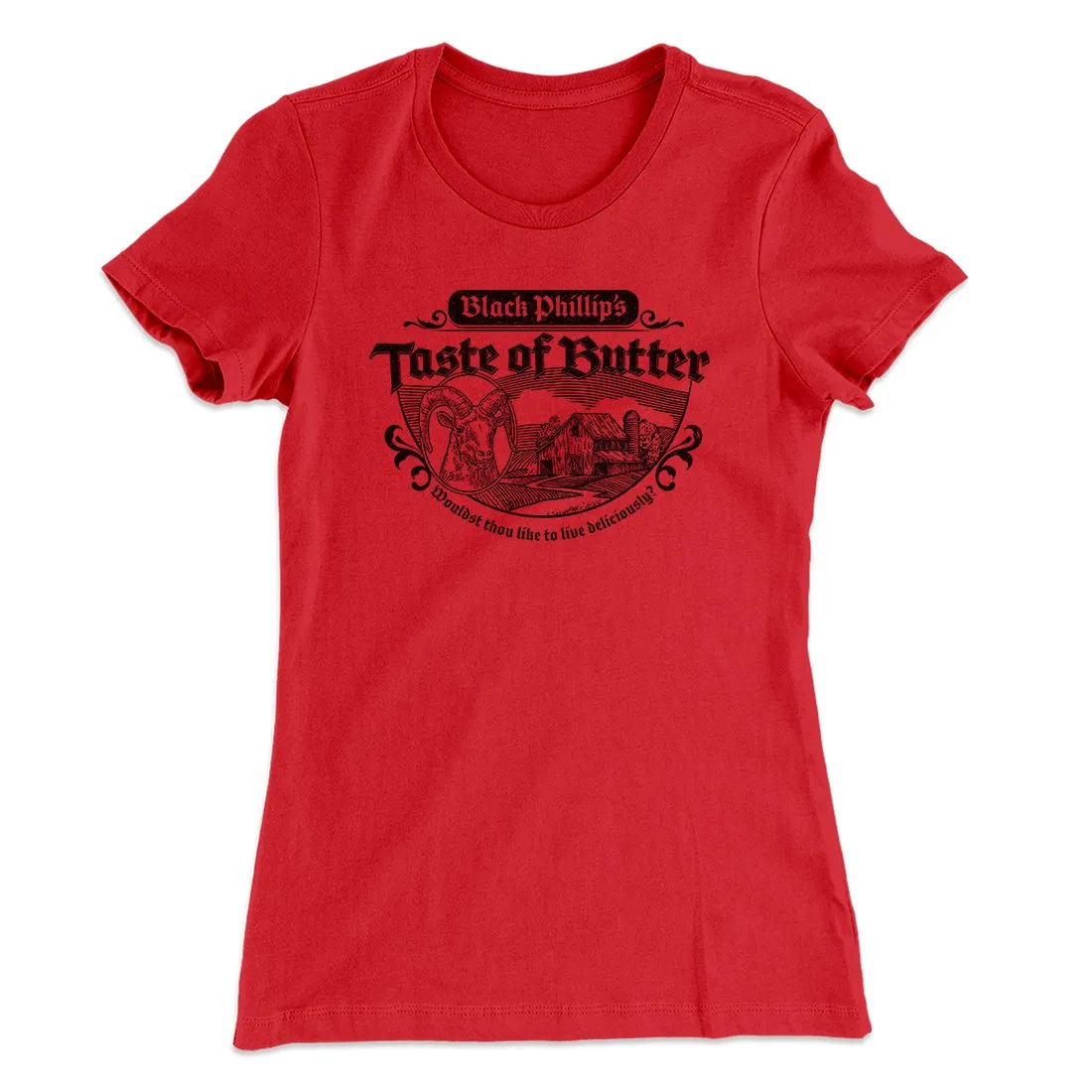 Black Phillip's Taste Of Butter Women's T-Shirt