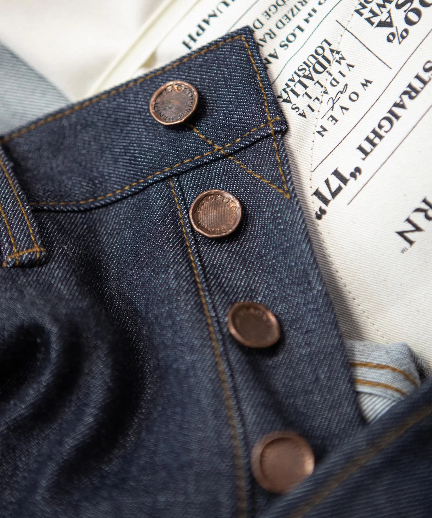 Blackthorn Denim Chieftain Straight Jean in Indigo