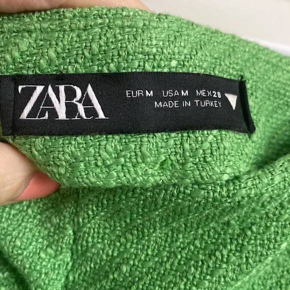 Bloggers Favorite Zara Green High Waisted Shorts Medium