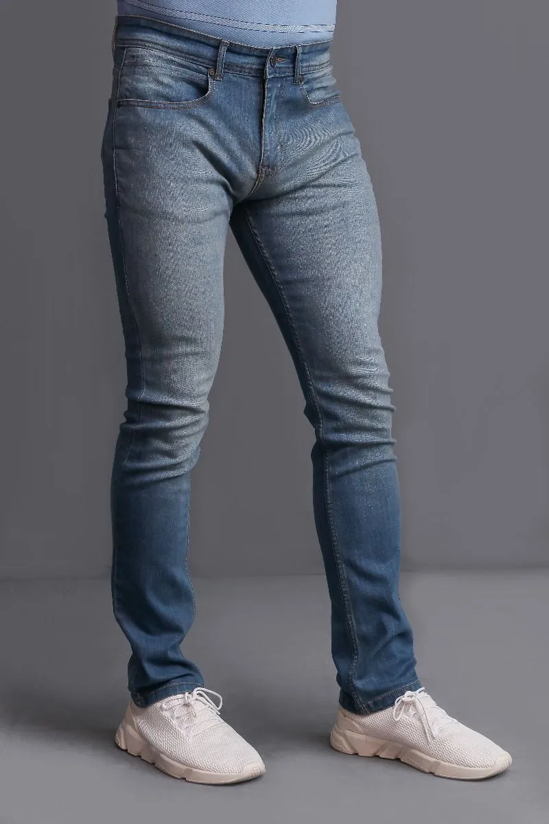 BLUE WASH JEANS