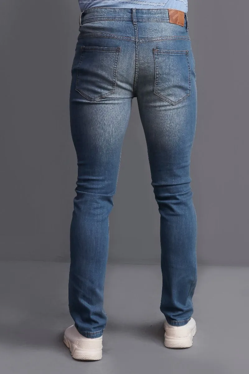 BLUE WASH JEANS