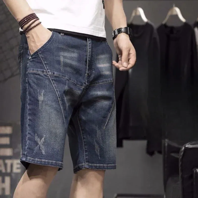 BoldFit Herren Denim Shorts