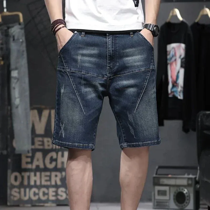 BoldFit Herren Denim Shorts