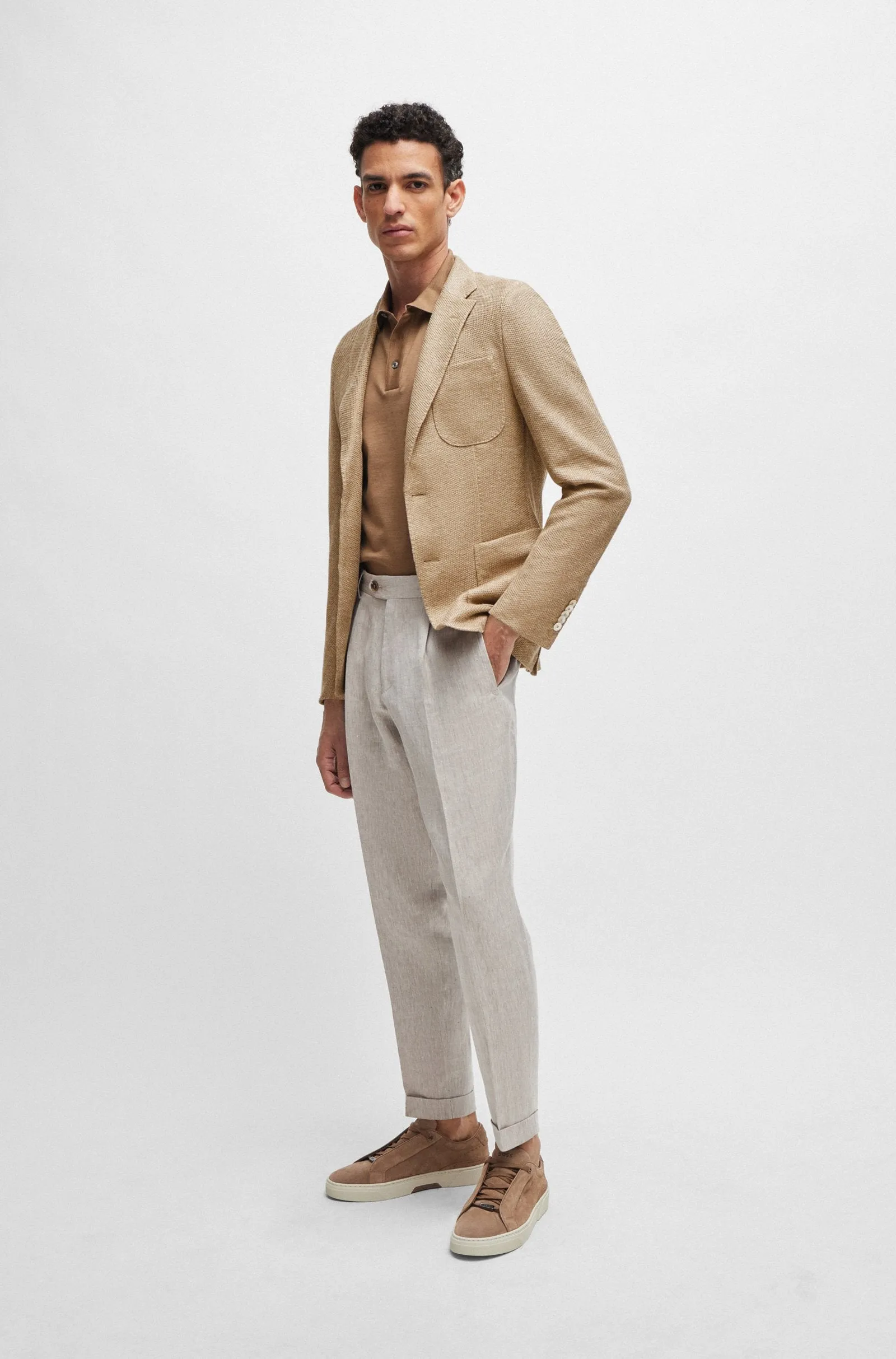 BOSS Blazers Slim Fit in Linen Mix - L-HESTON-J-3PP-242 10259475 01-50514414