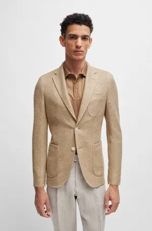 BOSS Blazers Slim Fit in Linen Mix - L-HESTON-J-3PP-242 10259475 01-50514414