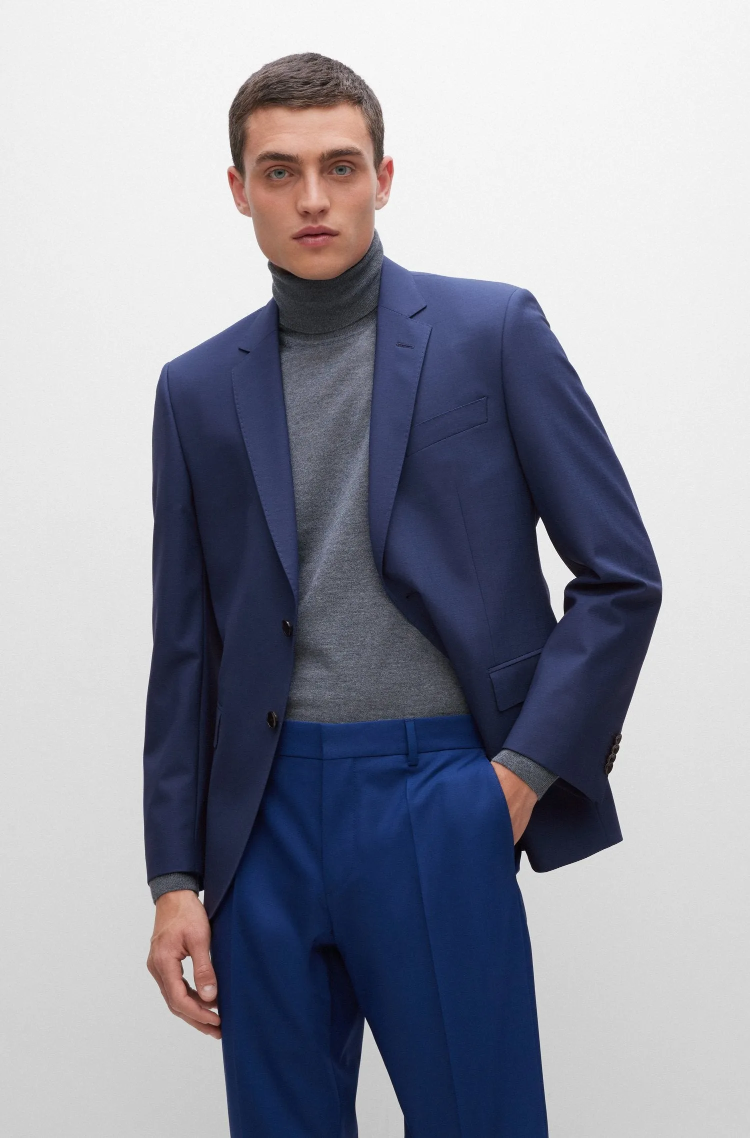 BOSS Blazers Slim Fit in Wool Mix - H-HUGE-MM-224 10245120 01-50479994
