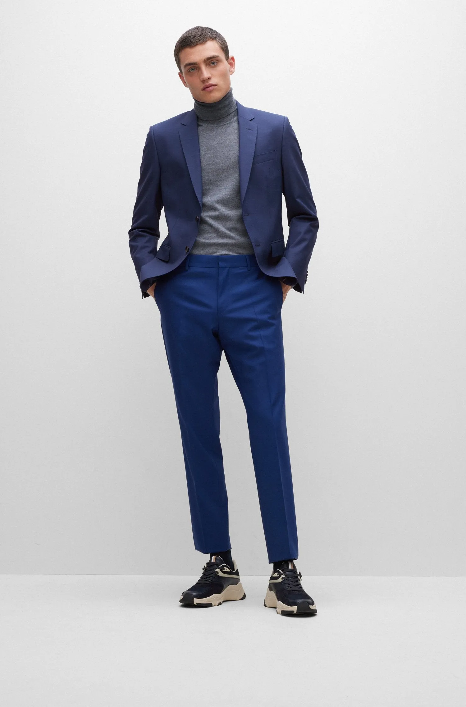 BOSS Blazers Slim Fit in Wool Mix - H-HUGE-MM-224 10245120 01-50479994