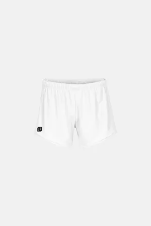 Boys White Comp Shorts