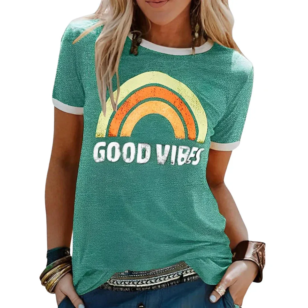 Brandi's positive vibes shirt