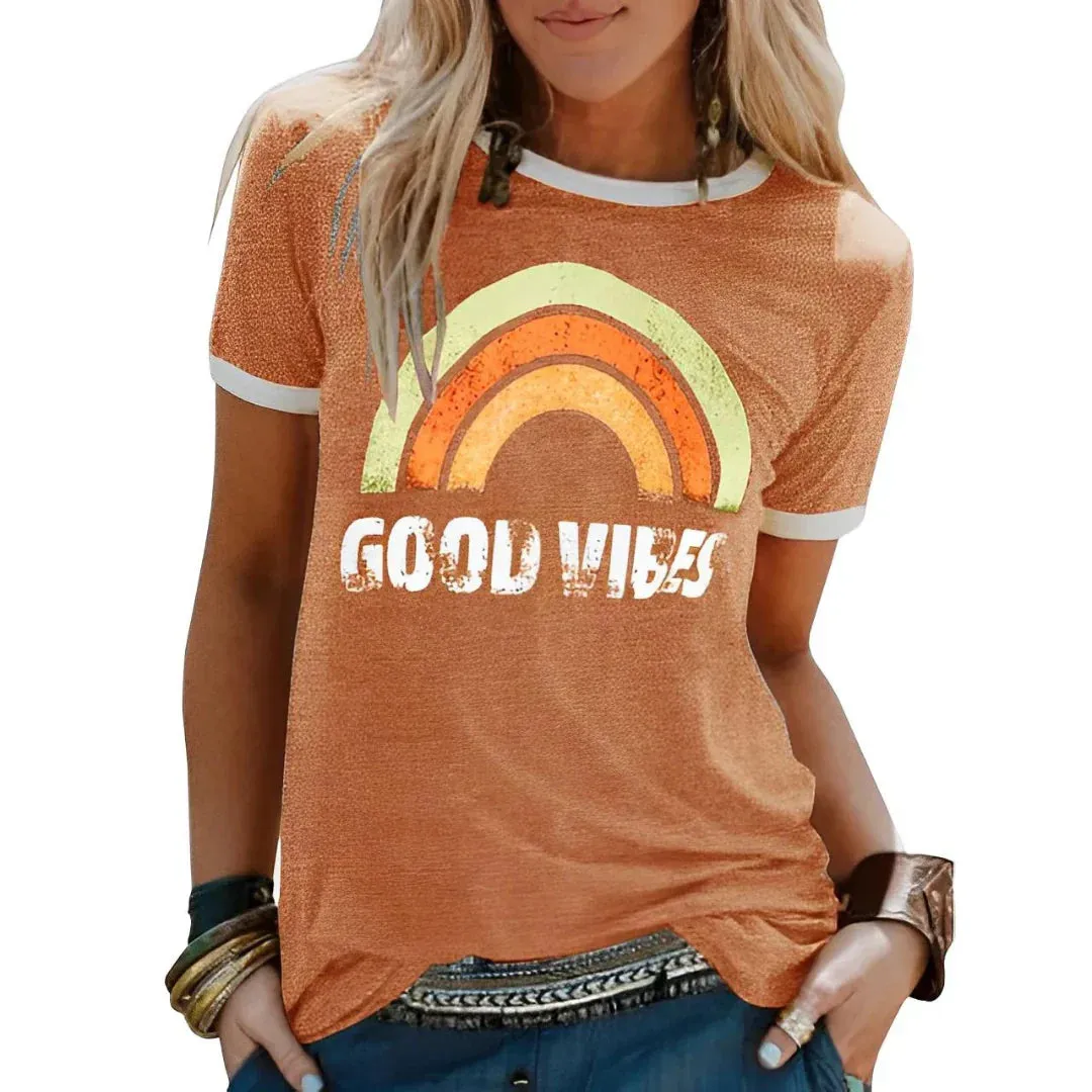 Brandi's positive vibes shirt