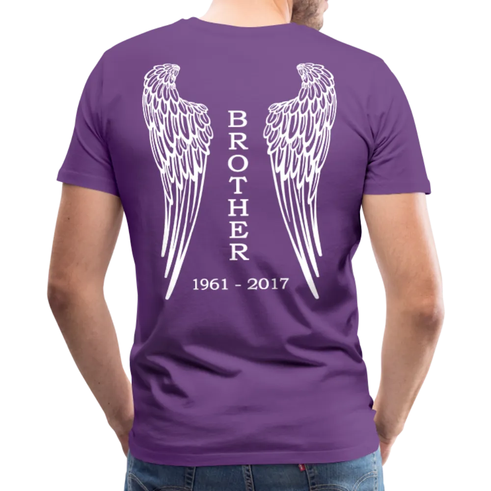 Brother Angel Wings Men's Premium T-Shirt