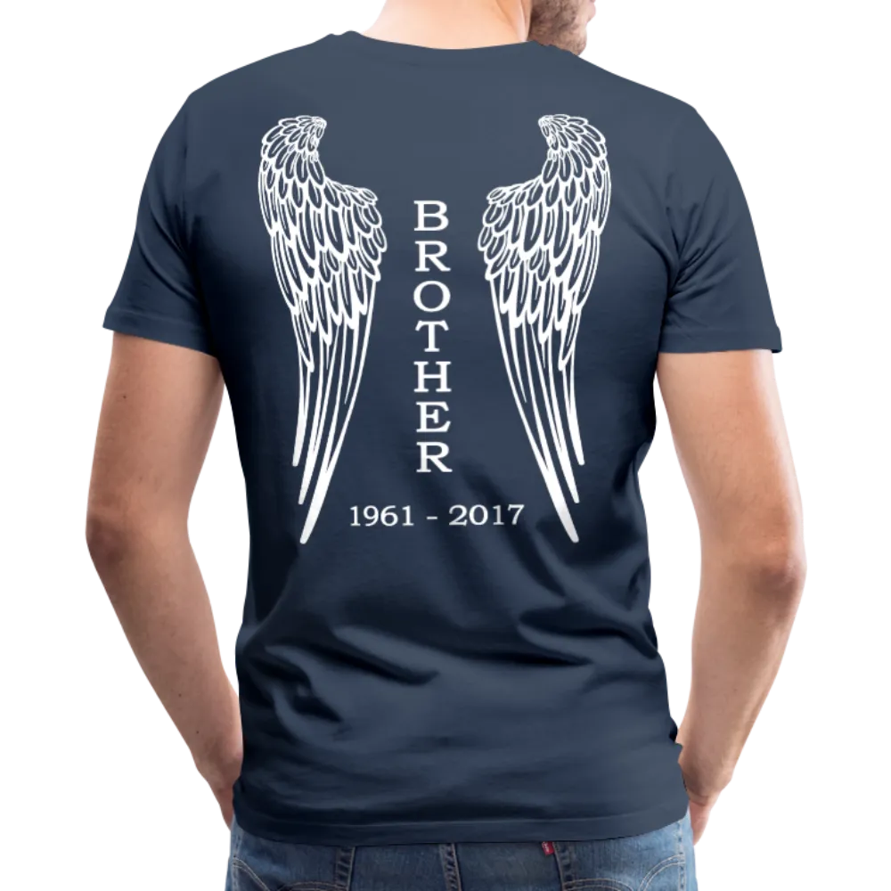 Brother Angel Wings Men's Premium T-Shirt