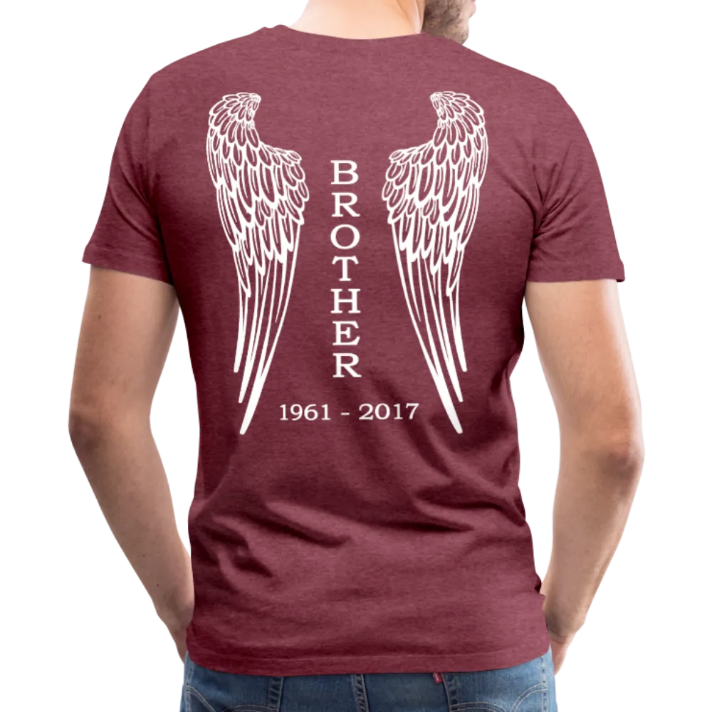 Brother Angel Wings Men's Premium T-Shirt