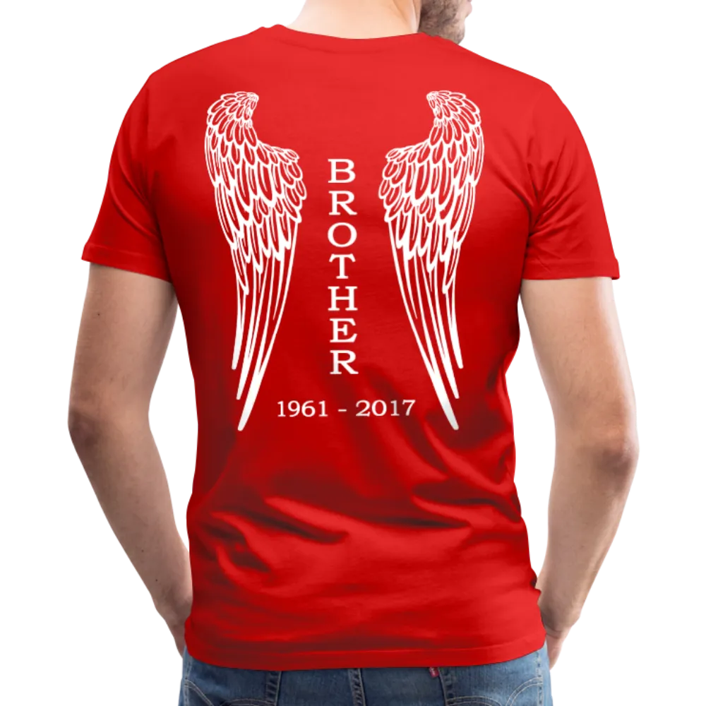 Brother Angel Wings Men's Premium T-Shirt