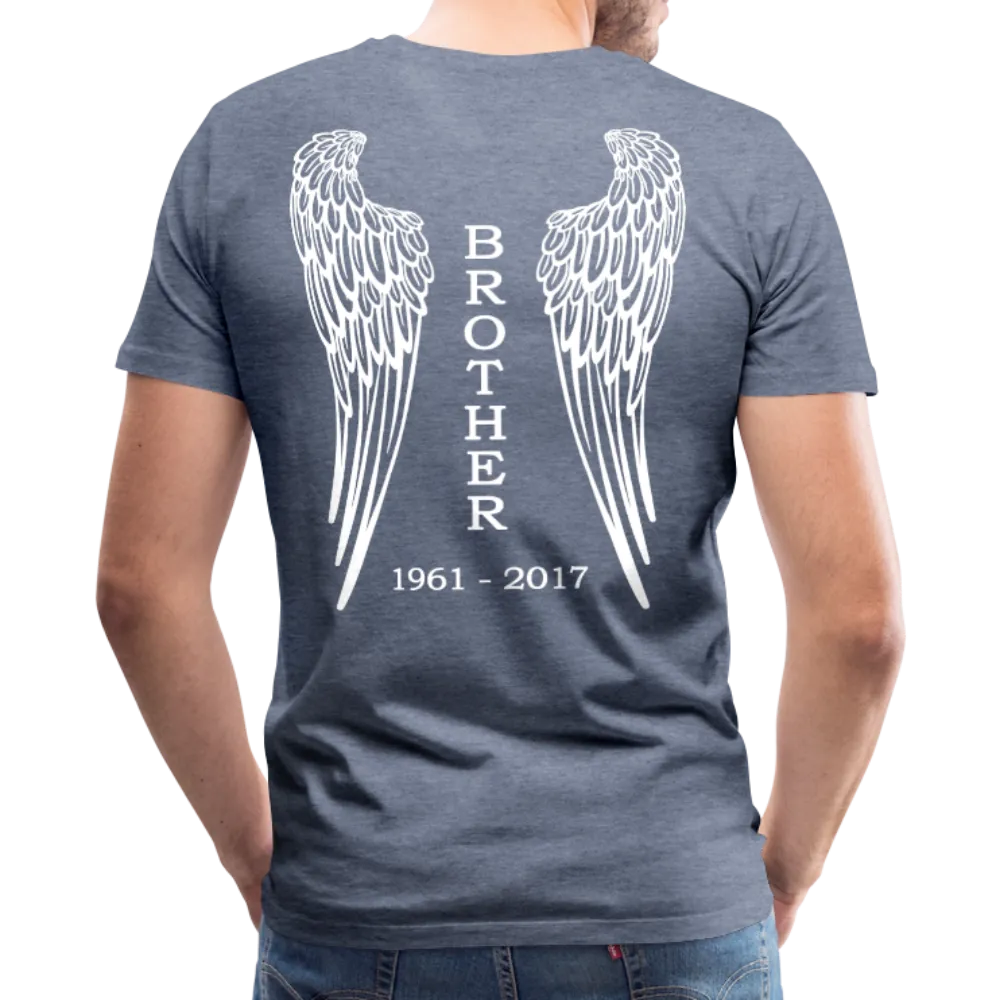Brother Angel Wings Men's Premium T-Shirt