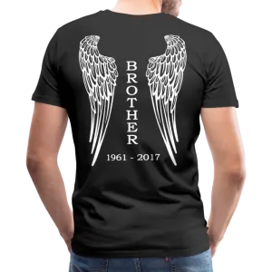 Brother Angel Wings Men's Premium T-Shirt