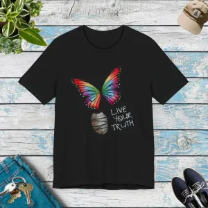 Butterfly Cocoon Unisex Jersey Short Tee Extravaganza