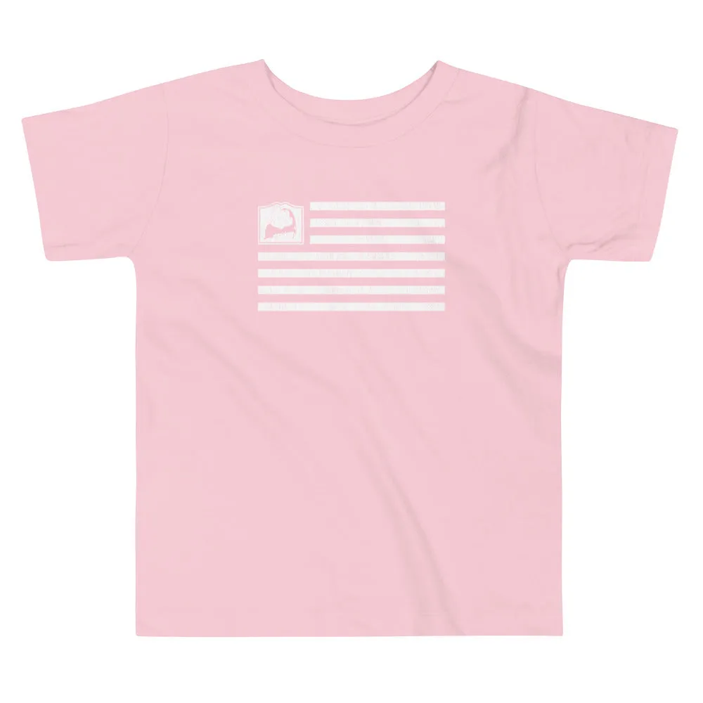 Cape Cod Flag Toddler Short Sleeve T-Shirt