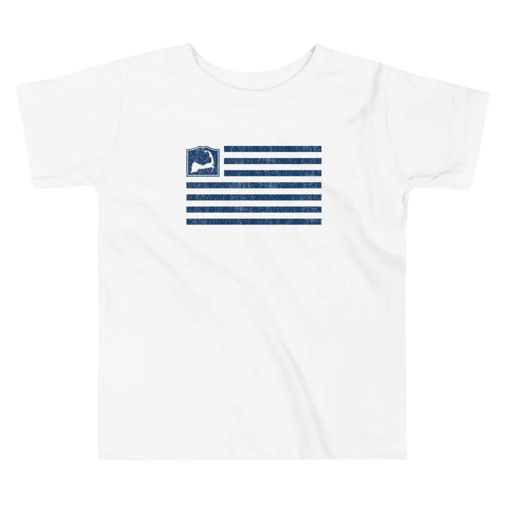 Cape Cod Flag Toddler Short Sleeve T-Shirt