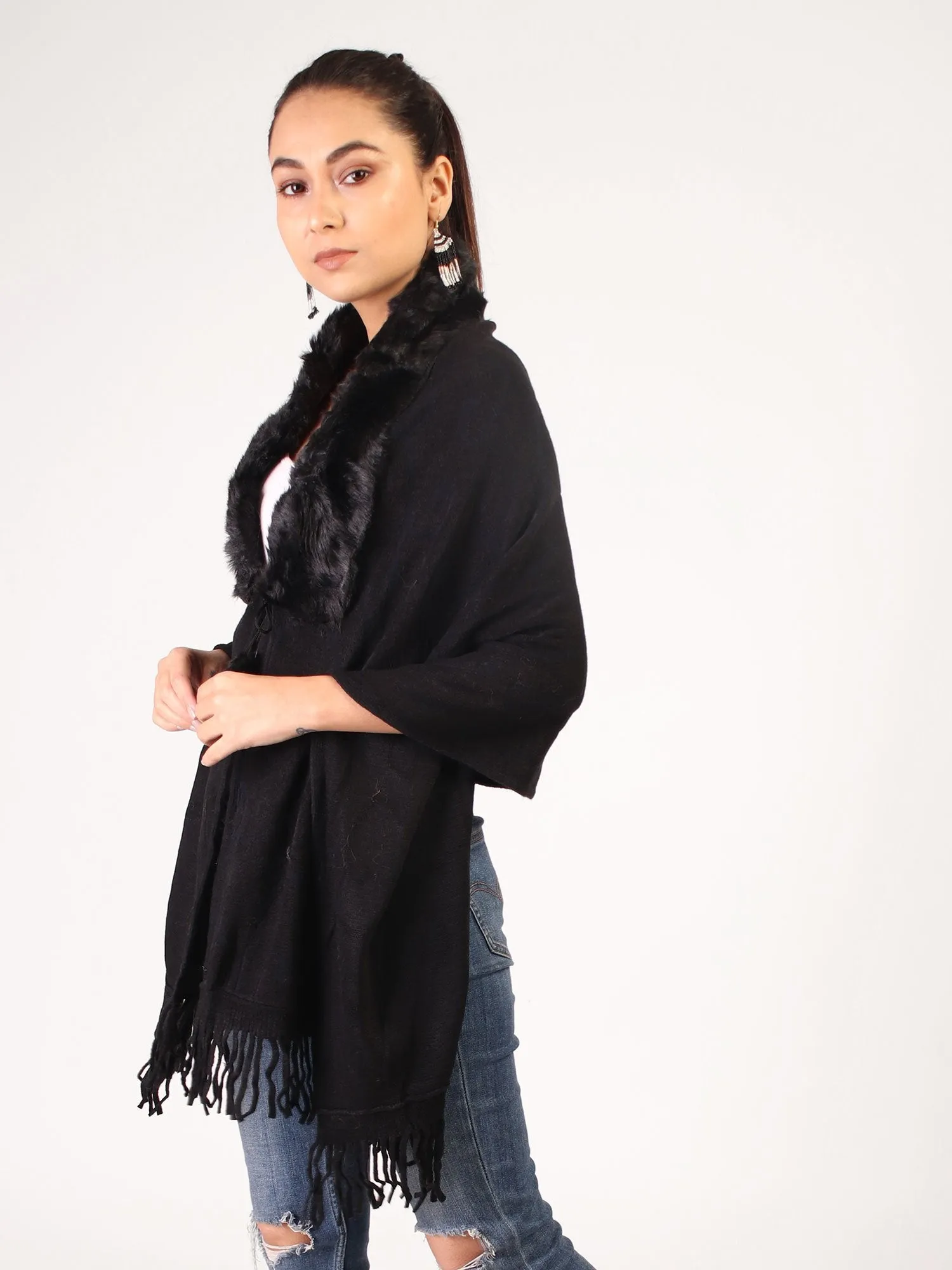 Cape Stole  Black