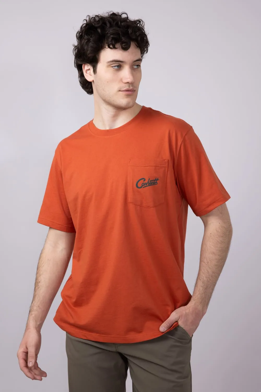 Carhartt Relaxed Fit Lightweight Camp Graphic T-Shirt for Men in Red | 106777-RB5-RED