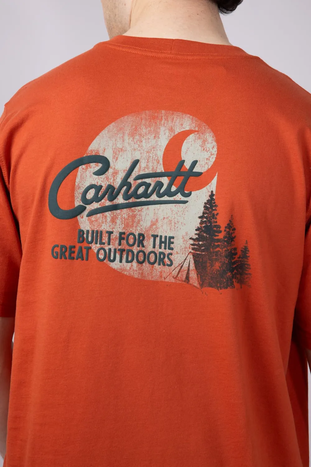 Carhartt Relaxed Fit Lightweight Camp Graphic T-Shirt for Men in Red | 106777-RB5-RED