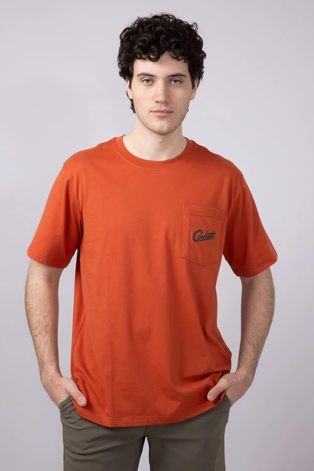 Carhartt Relaxed Fit Lightweight Camp Graphic T-Shirt for Men in Red | 106777-RB5-RED