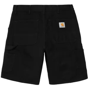 Carhartt WIP Single Knee Short Black Rinsed