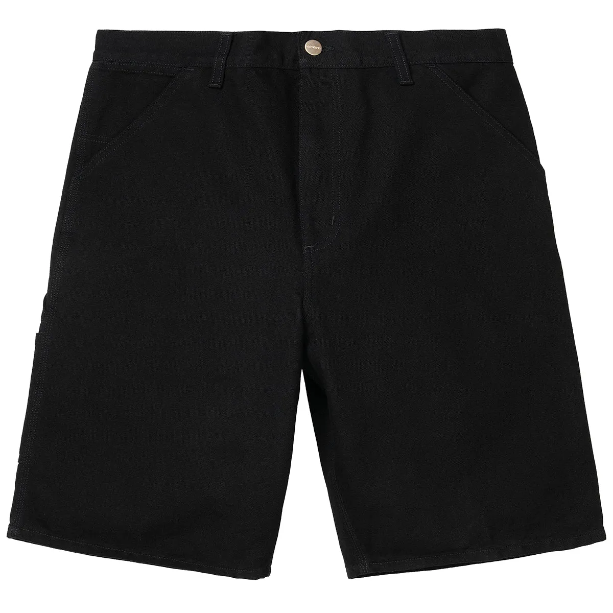 Carhartt WIP Single Knee Short Black Rinsed
