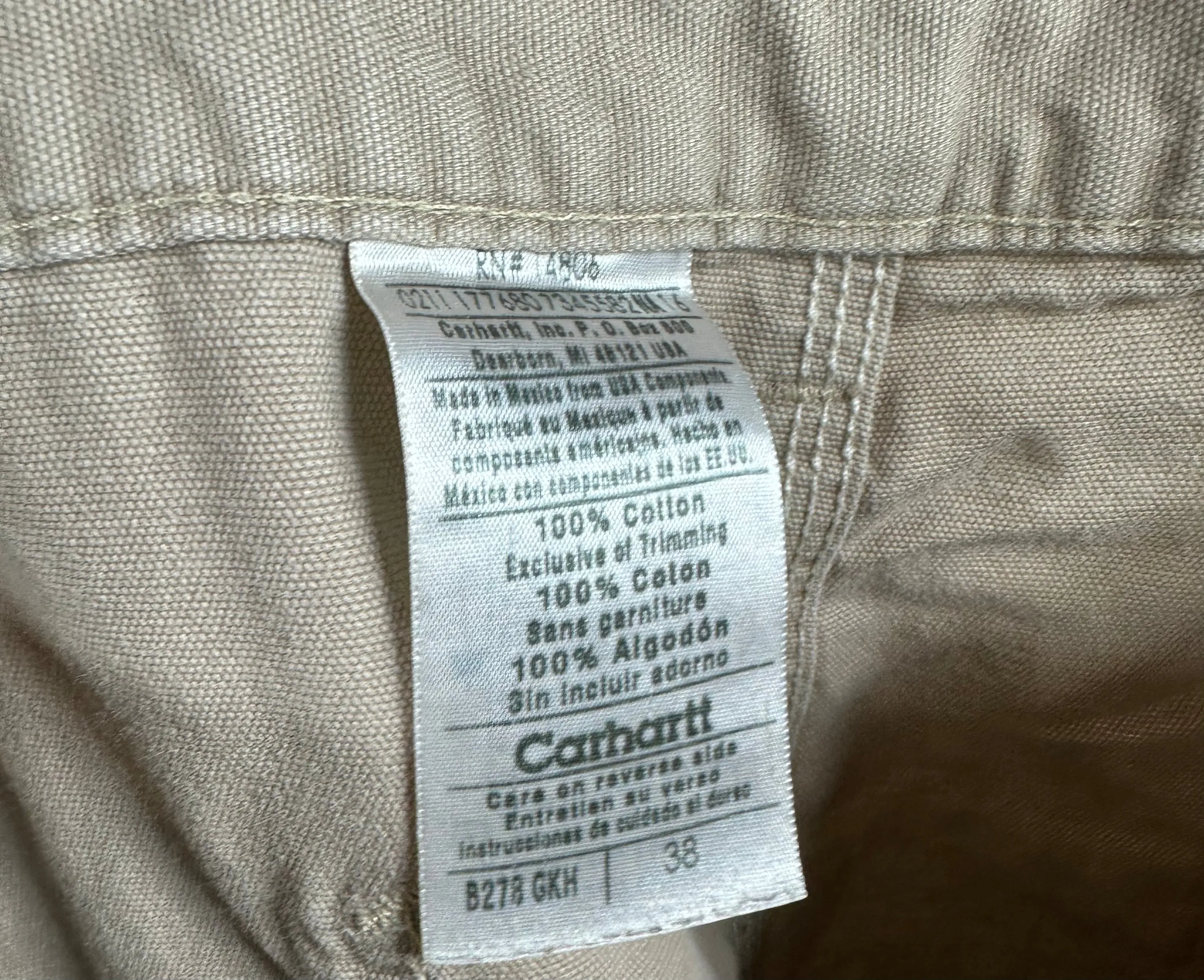 CARHARTT WORKER SHORTS - 38