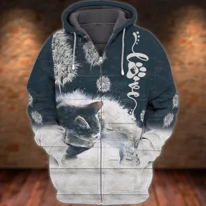 Cat Sleeping 3D Shirts Design, Hoodie T Shirt