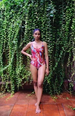Cayenne Wave One Piece Swimsuit