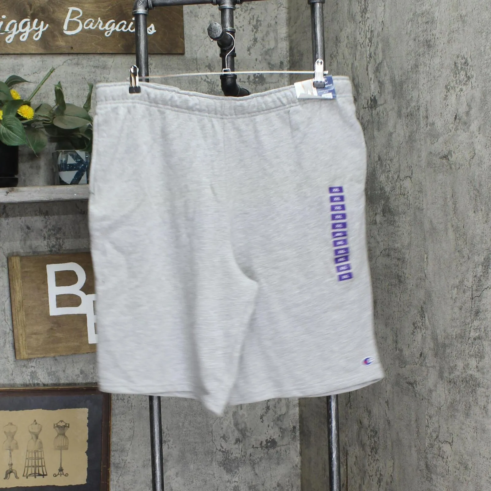 Champion Mens 10"  Inseam French Terry Shorts w/ Drawstring Waist Y786