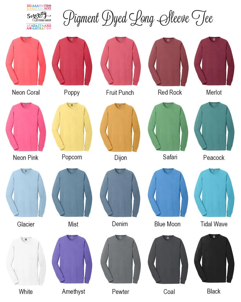 Chi Omega Long Sleeve Vintage T-Shirt