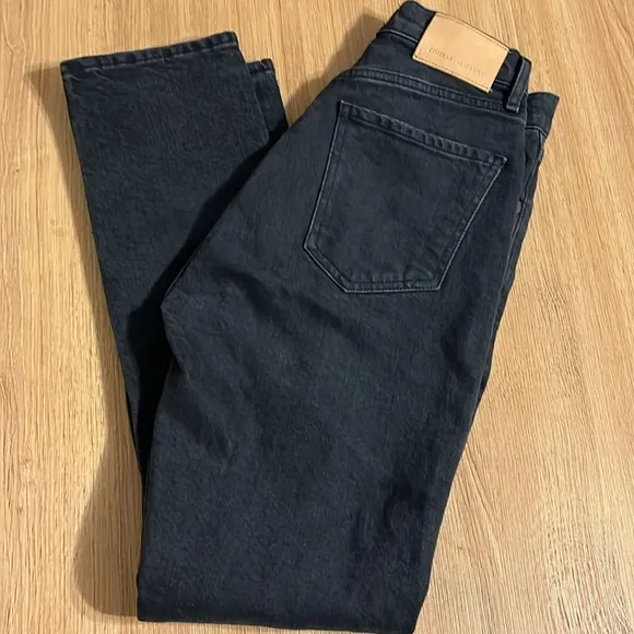 Citizens of Humanity Charlotte Premium Vintage High Rise Jeans 23 Black