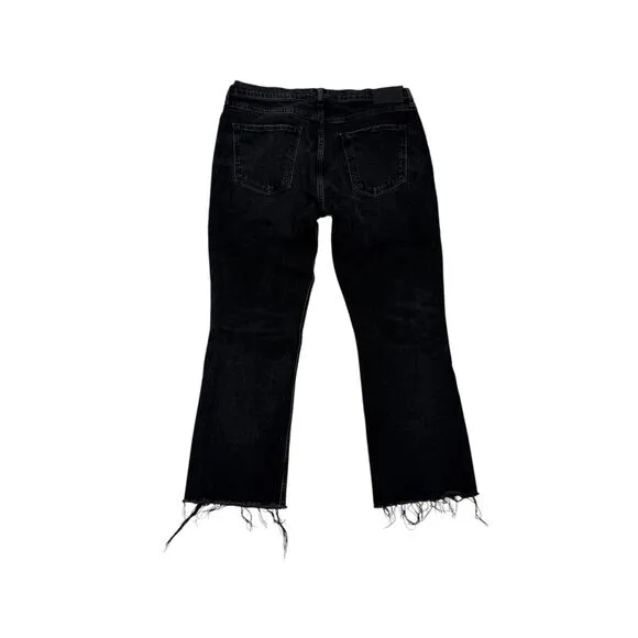 Citizens of Humanity Jeans Size 32 Premium Vintage Black Denim Isola Cropped