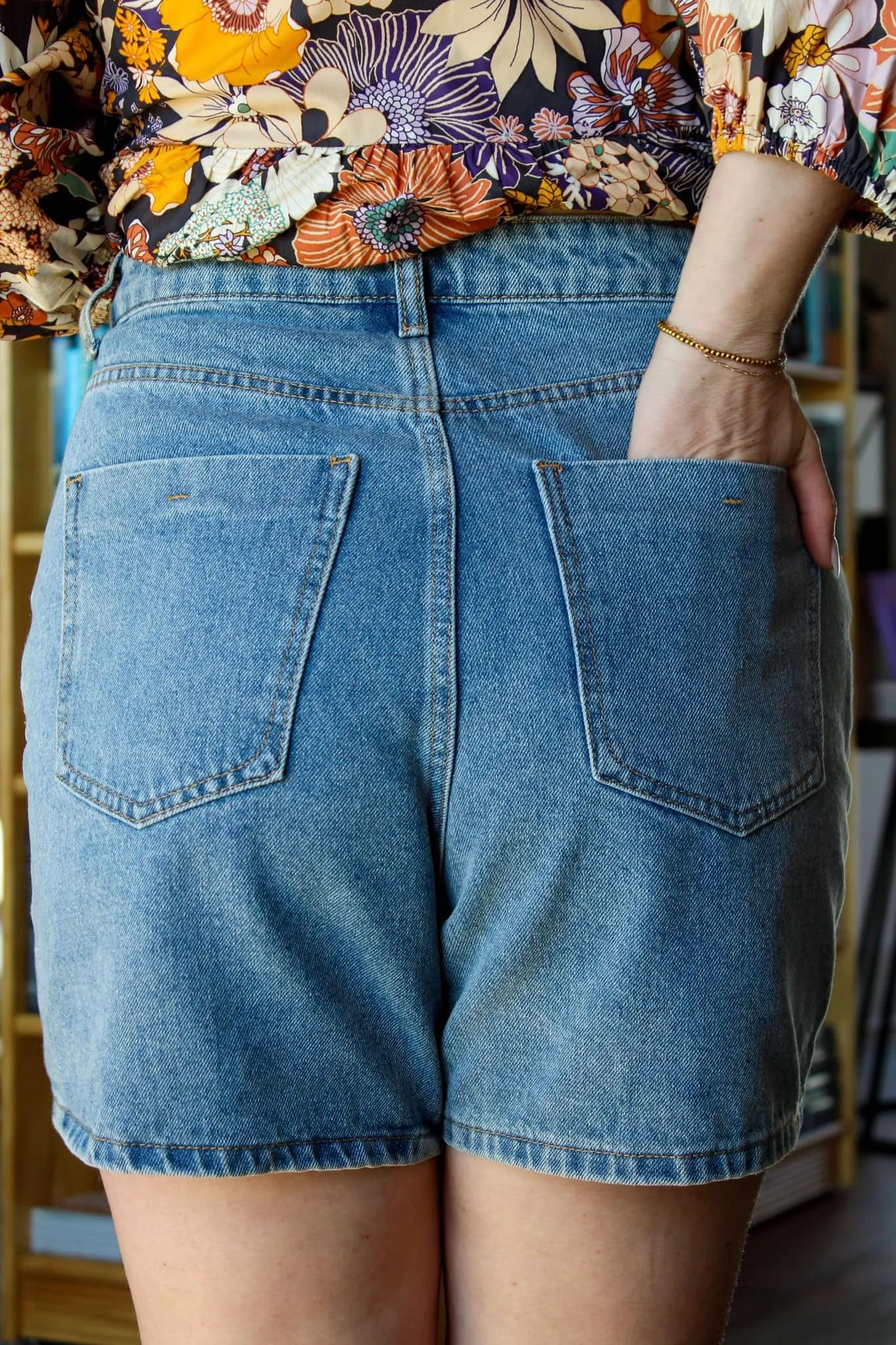 Classic Denim Mom Shorts