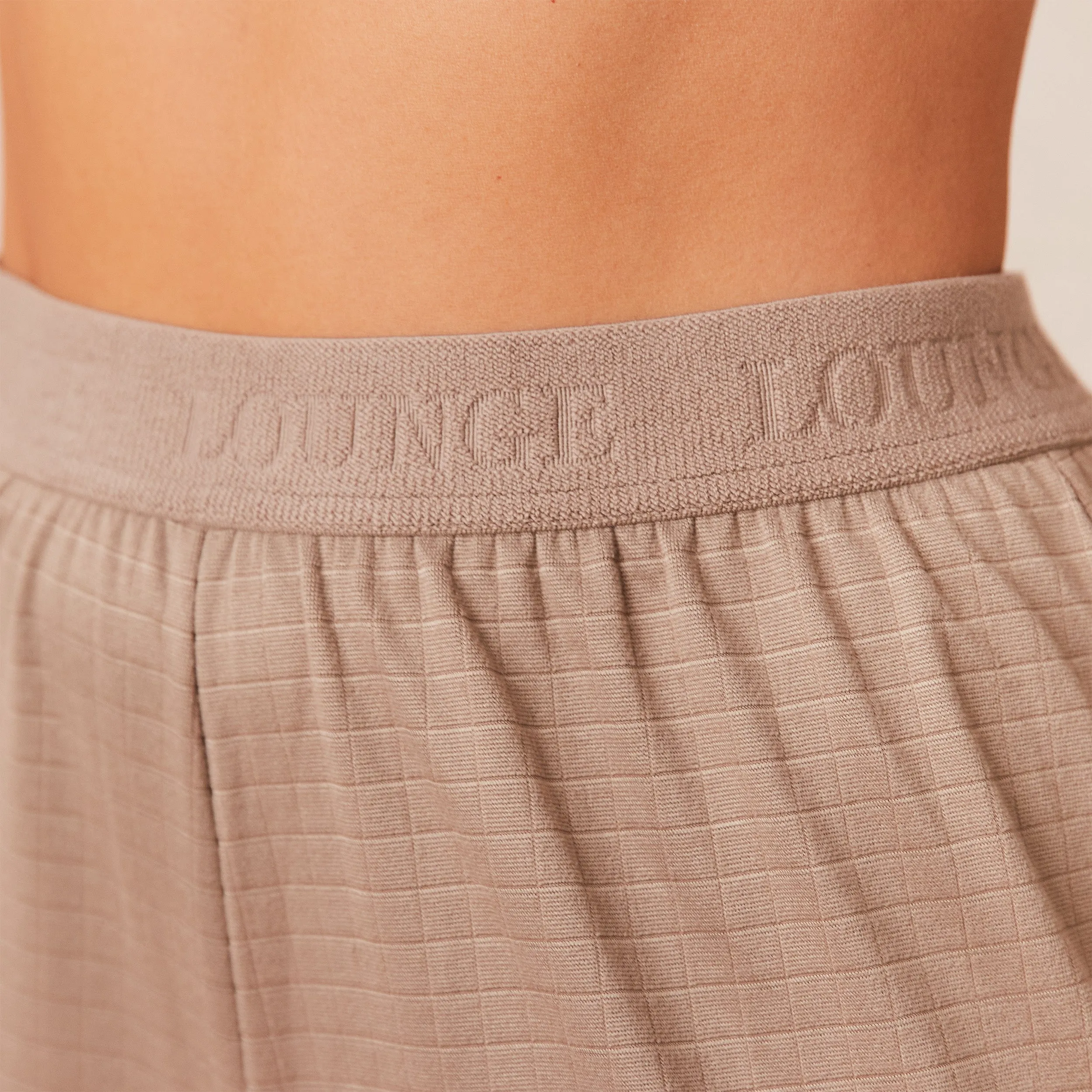 Classic Fleece Oversize Short de Pyjama - Nude