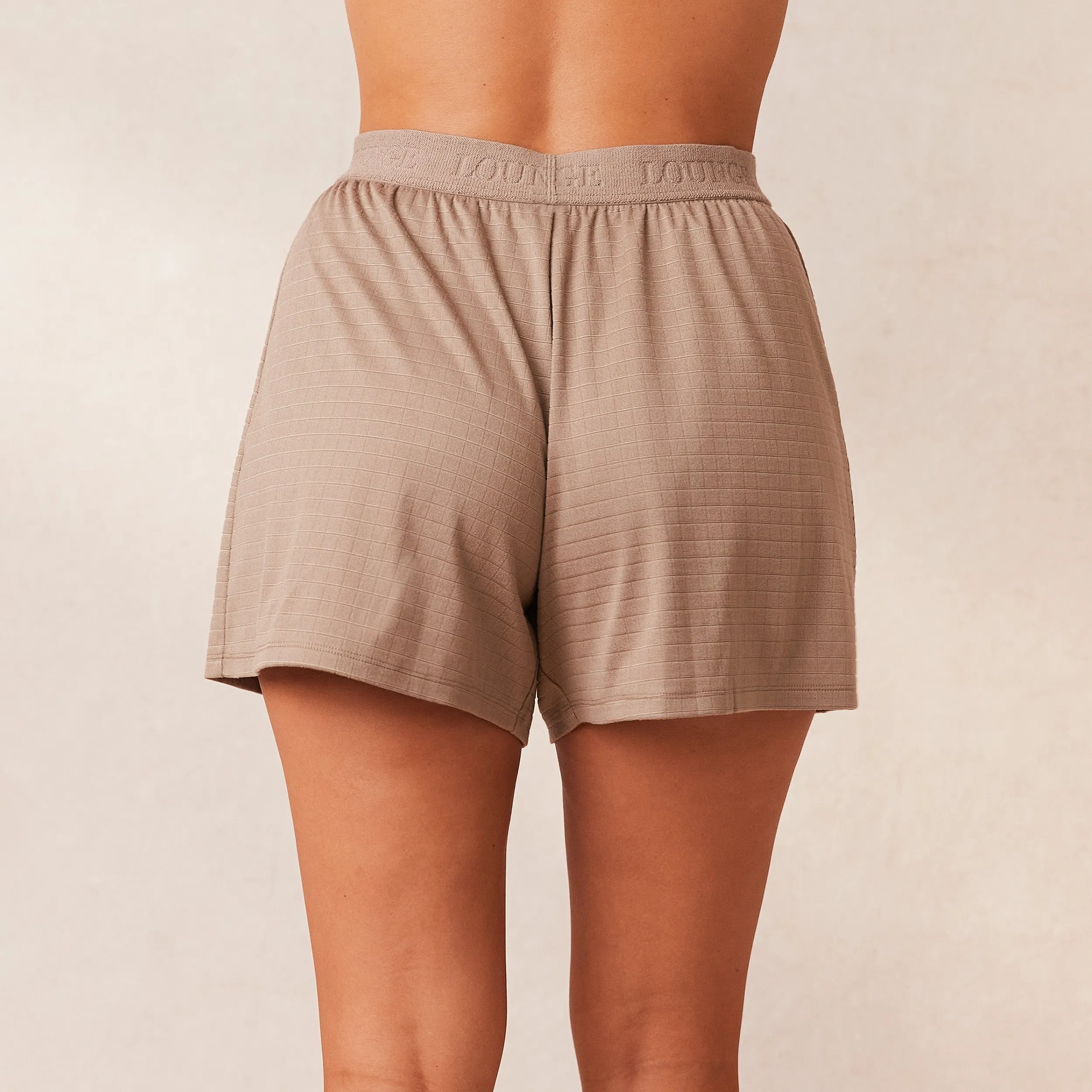 Classic Fleece Oversize Short de Pyjama - Nude