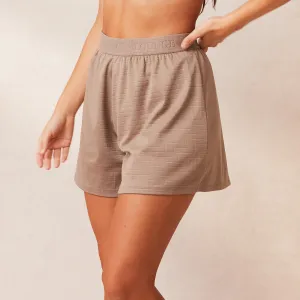 Classic Fleece Oversize Short de Pyjama - Nude