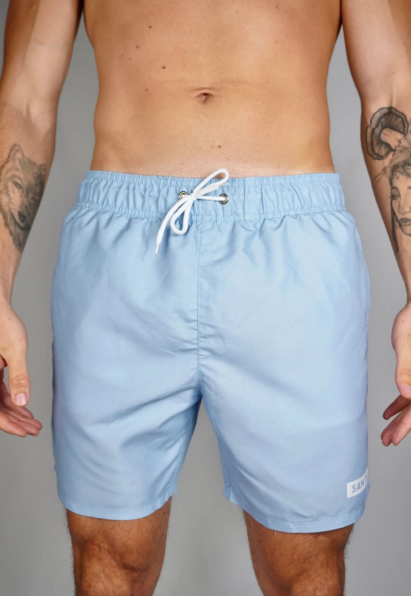 Classic Light Blue Swim Shorts