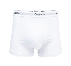 Classic White - Mens Boxer Shorts