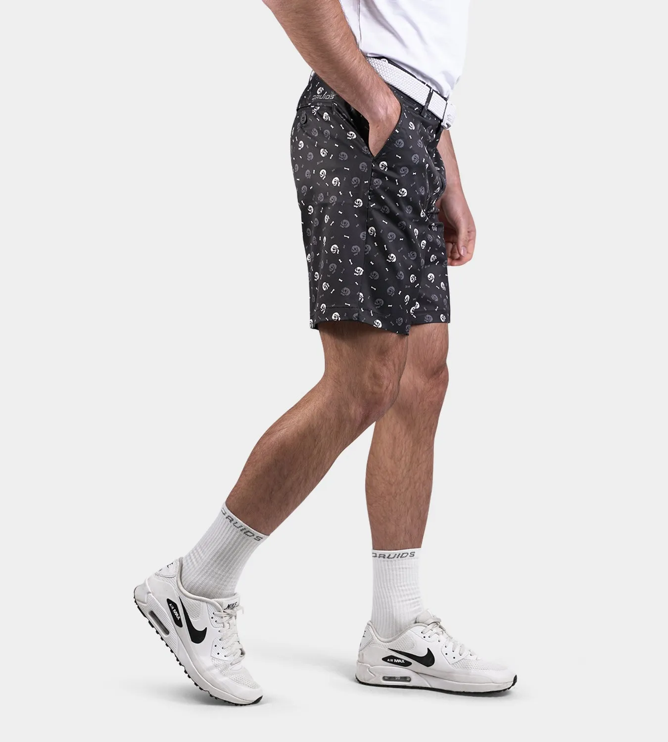 CLIMA SKULLZ SHORTS - BLACK