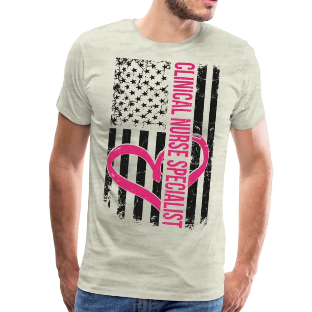 Clinical Nurse Specialist Flag Men's Premium T-Shirt (CK1561)
