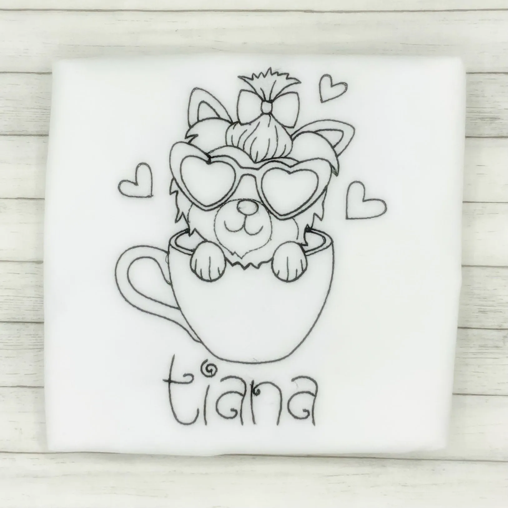 Color Me Embroidery - Puppy - Washable Markers Included