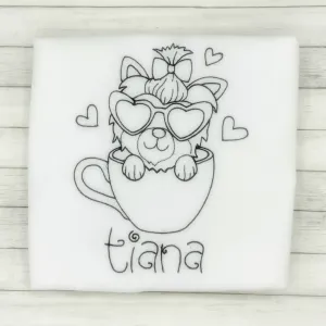 Color Me Embroidery - Puppy - Washable Markers Included