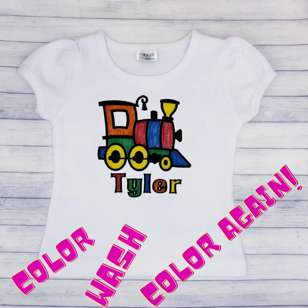 Color Me Embroidery - Puppy - Washable Markers Included